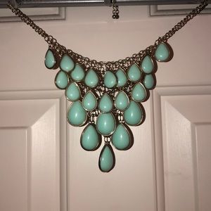 Stunning blue and gold necklace